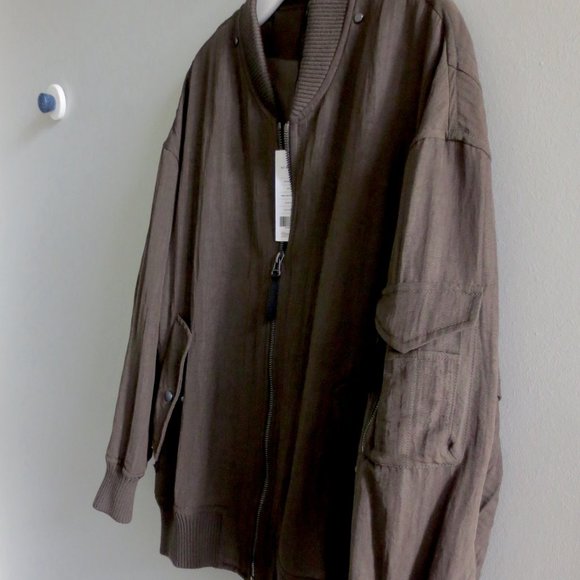 NWT HELMUT LANG MEN'S BOMBER JACKET Sz-M $1195 - Picture 8 of 12